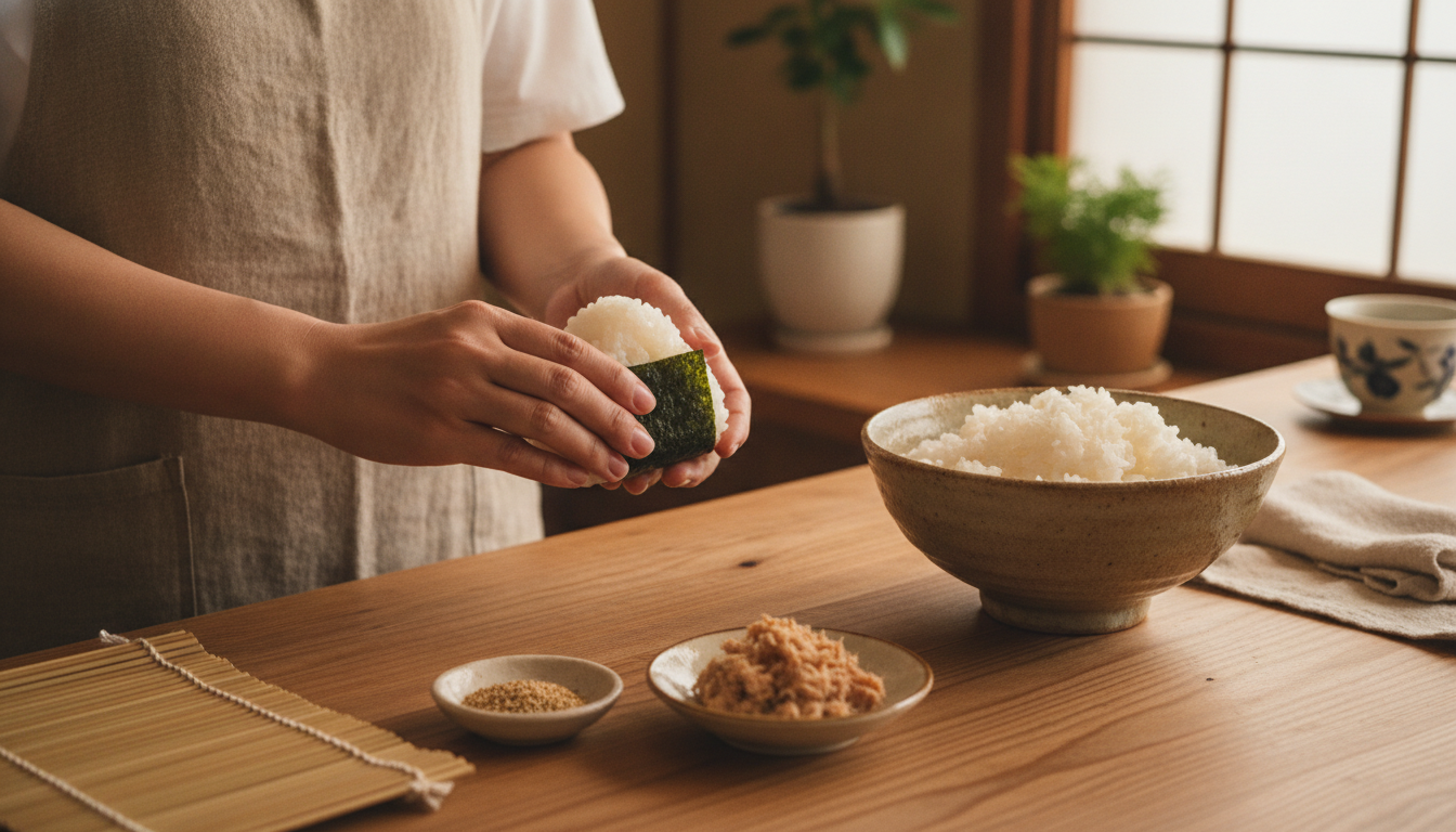 おむすびの作り方とおいしく握るコツ