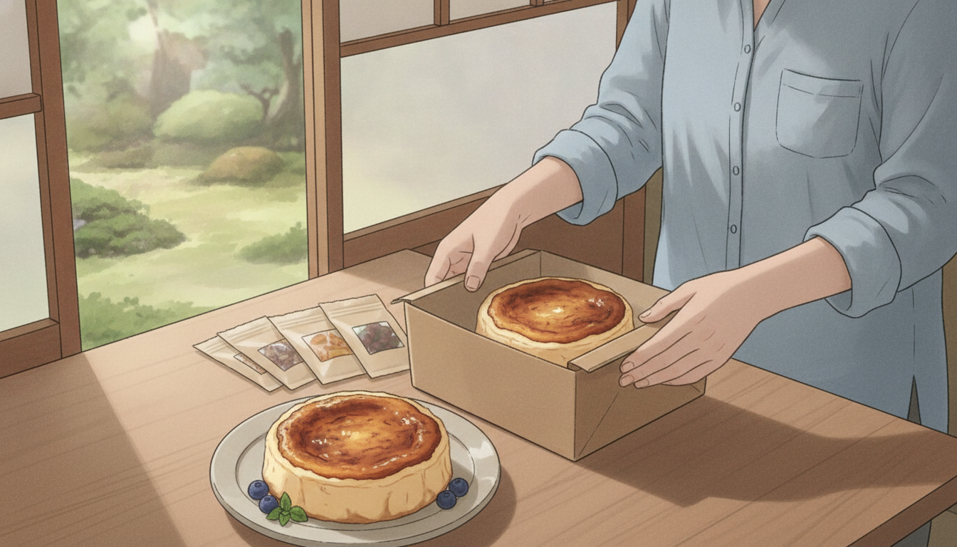 チーズケーキのオンライン通販・お取り寄せ手順
