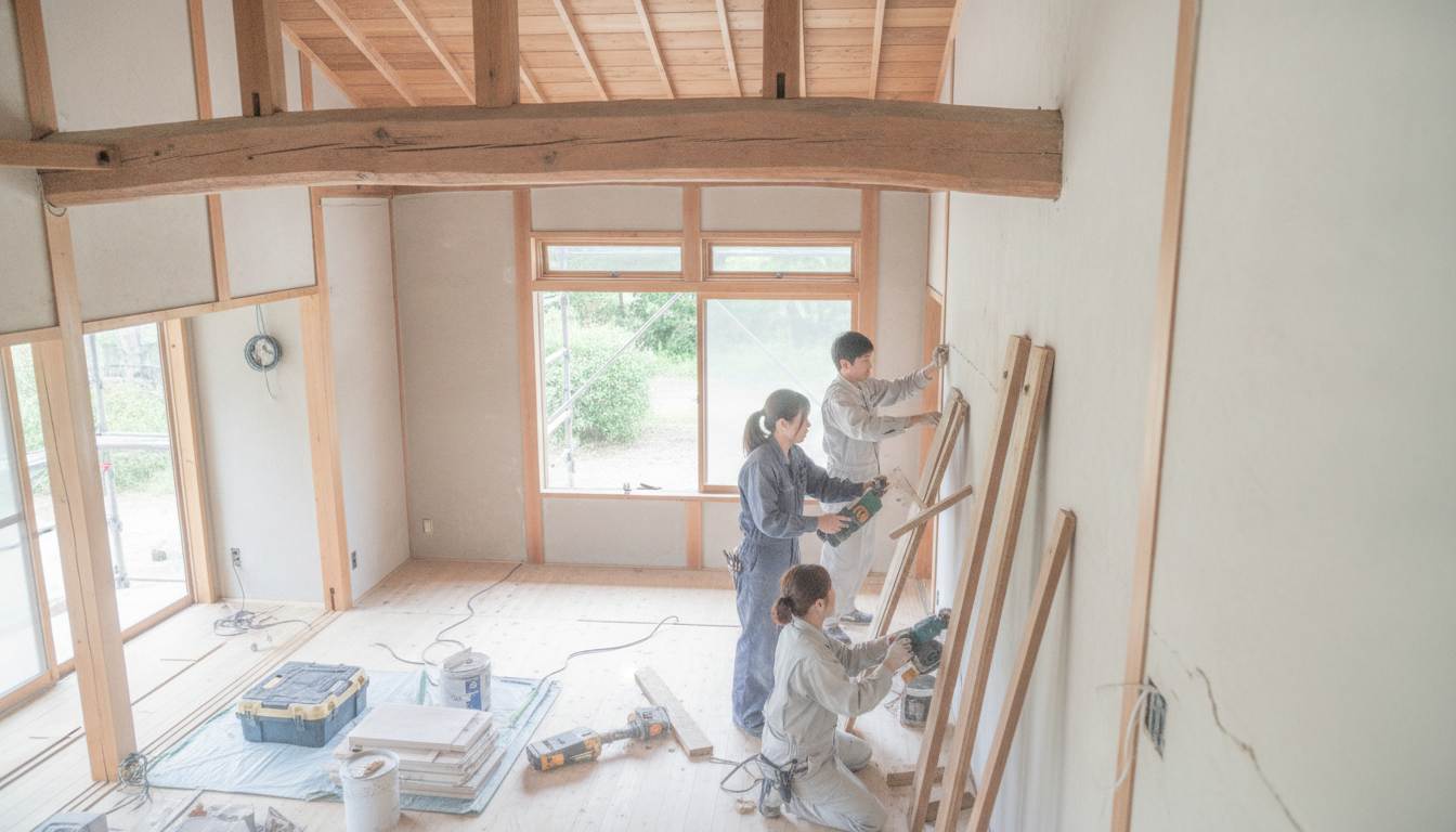 古い建物特有のトラブルとリノベーション費用