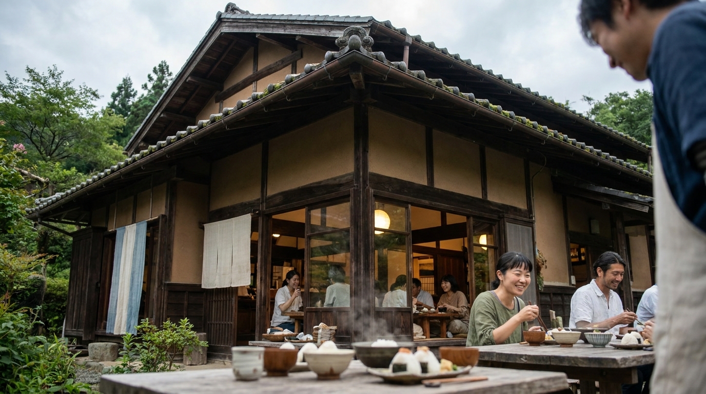 むすびカフェとは？古民家カフェ＆宿の店舗・メニュー・予約を解説